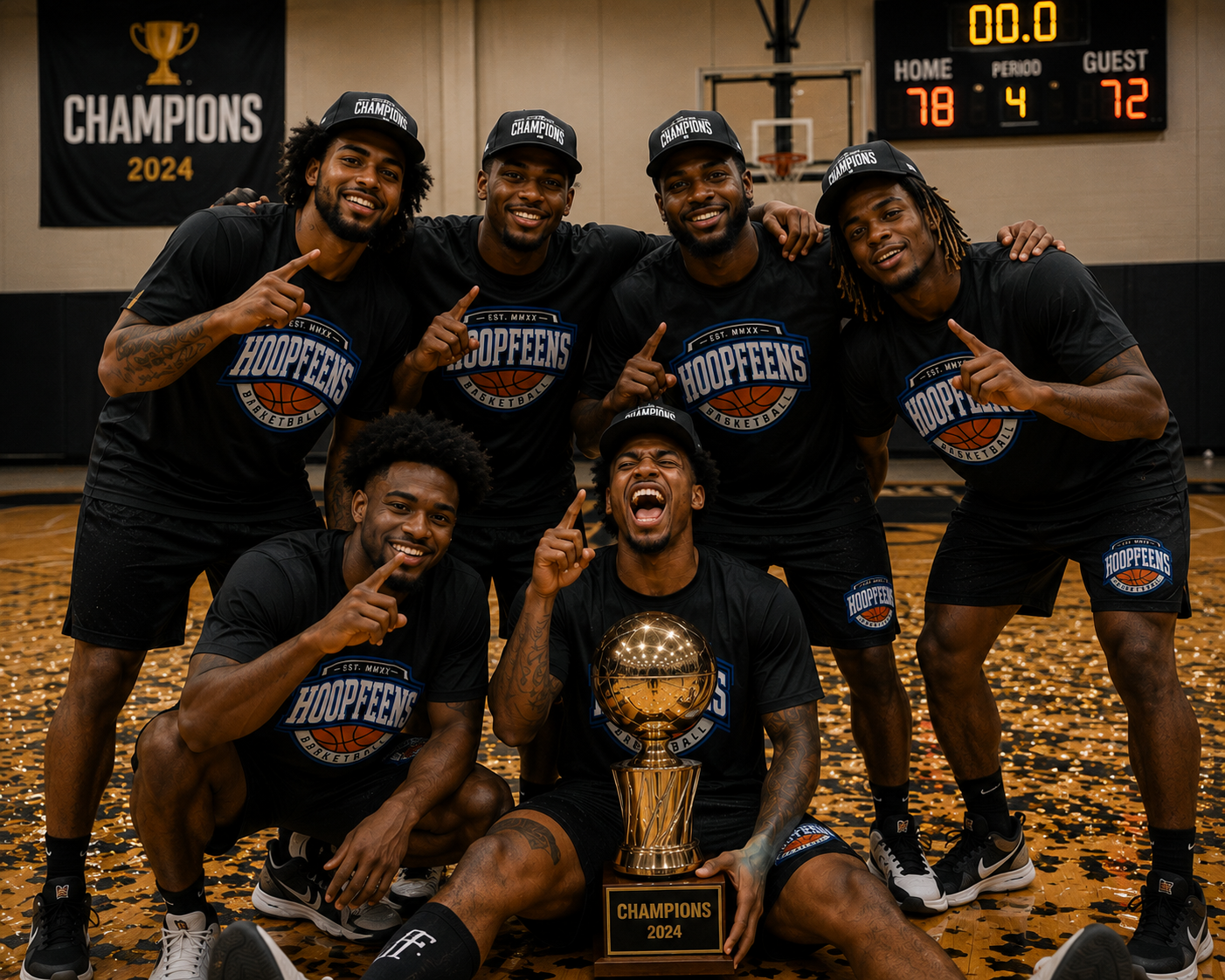 HOOPFEENS Basketball Championship Set