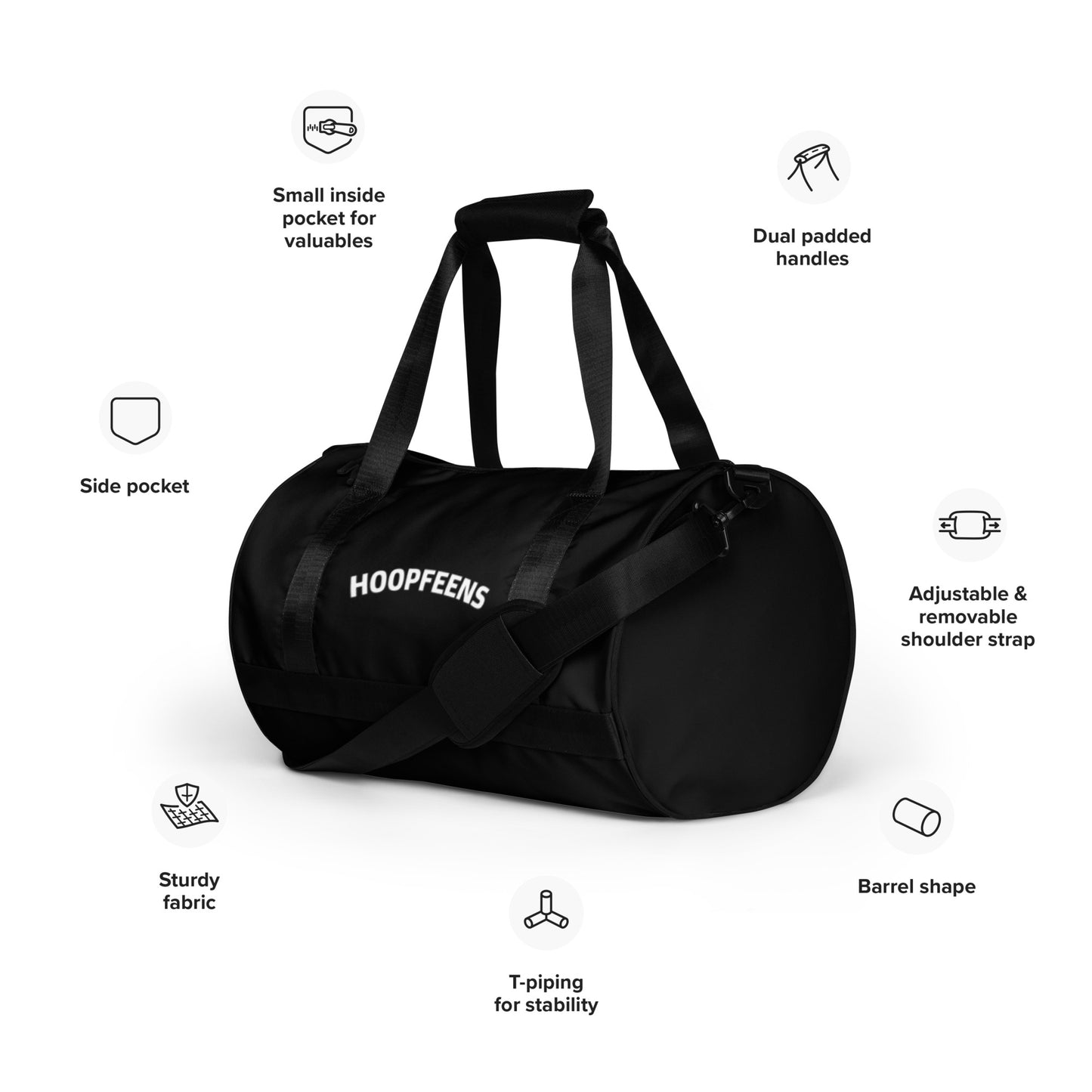 HOOPFEENS Gym Bag